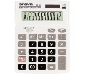 Orava DC-102 bílá / kalkulačka / 12 místný displej