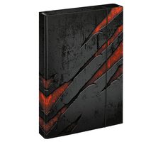 BAAGL Desky na školní sešity A4 Jumbo Láva / 23x32x5 cm