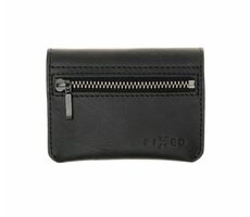 FIXED Tripple Wallet Kožená peněženka z pravé hovězí kůže černá