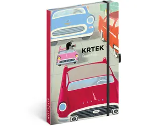 Presco Group Notes Krtek a autíčko / linkovaný / 13 × 21 cm