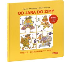 Presco Group OD JARA DO ZIMY – Puzzle & básničky & omalovánky & kvízy