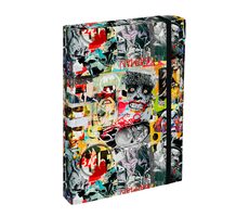 BAAGL Desky na školní sešity A4 Jumbo Batman Komiks / 23x32x5 cm