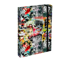 BAAGL Desky na školní sešity A4 Jumbo Batman Komiks