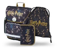 BAAGL SET 3 - Školní set Ergo Harry Potter Pobertův plánek / aktovka / penál / sáček