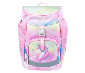 BAAGL Školní batoh Airy Rainbow Unicorn / vhodná od 1.třídu