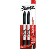 Sharpie Twin Tip Popisovač 2ks Černý