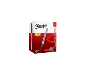 Sharpie Fine Popisovač permanentní s jemným kuličkovým hrotem 0.9mm 36ks Černý
