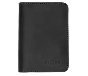 FIXED Wallet XL Kožená peněženka z pravé hovězí kůže černá