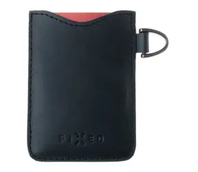 FIXED Cards Kožené pouzdro na karty černá