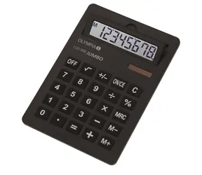 Olympia LCD-908 / kalkulačka / 8 číslic / baterie & solární panel