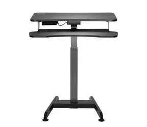LogiLink EO0014 černá / Stůl na práci ve stoje / výška 72 až 122 cm / plocha 800 x 400 cm / nosnost 40 kg
