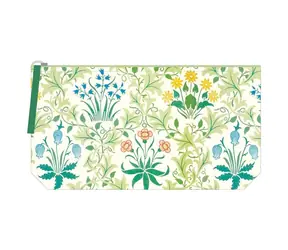 Galison Vlaštovičník Vyšívaná kosmetická taštička / 24x12.7x3.8 cm