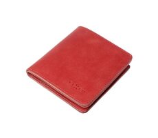 FIXED Kožená peněženka Classic Wallet z pravé hovězí kůže červená