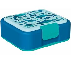 Quokka Twist Kids Sea Animals / Svačinový box / plast / 180 mm x 67 mm x 160 mm