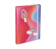 BAAGL Desky na školní sešity A4 Hippie / 23x32x3 cm