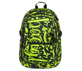 BAAGL Školní batoh Core Lime / 25 l / vhodná od 3. třídy