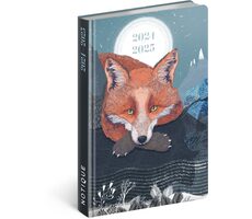 Presco Group 18měsíční diář Petito – Liška 2024/2025 / 11 × 17 cm / EN, DE