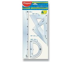 MAPED Sada pravítek Classic 4ks (mix)