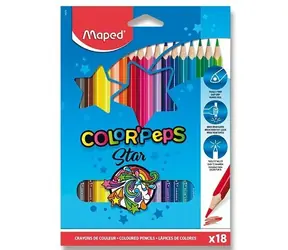 MAPED Pastelky trojboké Color'Peps 18ks