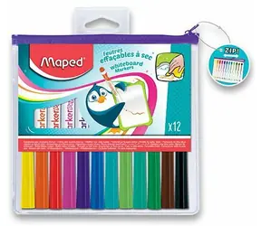 MAPED Popisovače na bílé tabule WB Fun Colours 12 ks