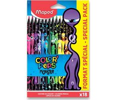 MAPED Pastelky Color'Peps Monster 18ks