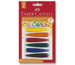 Faber-Castell Plastové pastelky 6ks