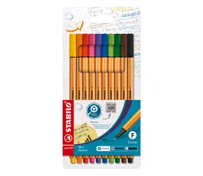 STABILO® point 88 - 10 ks sada - 10 různých barev