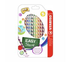 STABILO® EASYcolors - 12 ks sada s ořezávátkem - 12 různých barev
