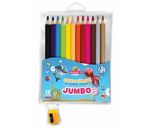 ASTRA Pastelky Mini Mini 12ks Jumbo s ořezávátkem