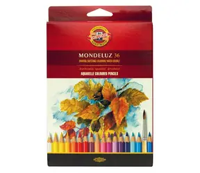 KOH-I-NOOR Akvarelové pastelky Mondeluz 3719 - 36 ks