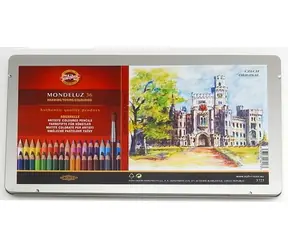 KOH-I-NOOR Akvarelové pastelky Mondeluz 3725 - 36 ks