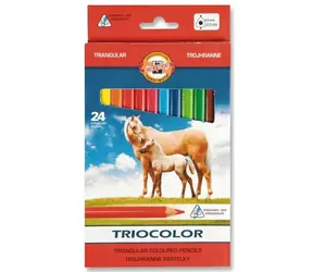 KOH-I-NOOR Trojhranné pastelky 3144 Triocolor 24 ks