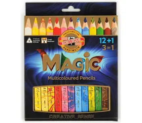 KOH-I-NOOR Umělecké pastelky Magic 3408 - 12+1 ks