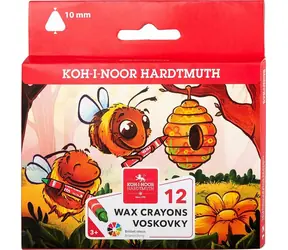 KOH-I-NOOR Trojhranné voskovky 12ks