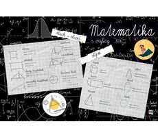 OXYBAG Podložka na stůl 60x40cm II. stupeň Matematika