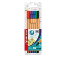 STABILO® point 88 - 6 ks sada - 6 různých barev