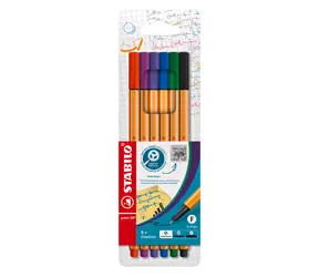STABILO® point 88 - 6 ks sada - 6 různých barev