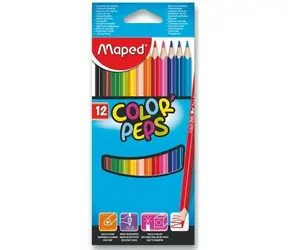 MAPED Pastelky trojboké Color'Peps 12ks