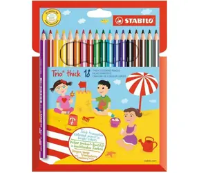 STABILO® Trio silná - 18 ks sada - 18 různých barev