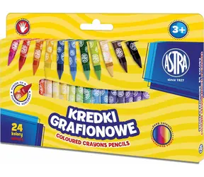 ASTRA Kaolínové pastelky 24ks