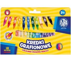 ASTRA Kaolínové pastelky 18ks