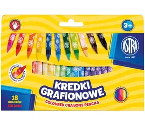 ASTRA Kaolínové pastelky 18ks