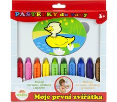 Pastelky do vany s houbičkou Moje první zvířátka