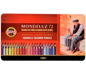 KOH-I-NOOR Akvarelové pastelky Mondeluz 3727 - 72 ks