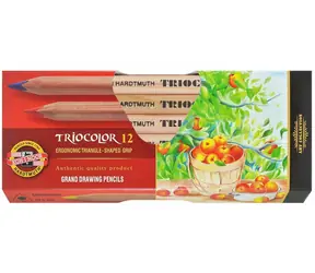 KOH-I-NOOR Trojhranné pastelky Triocolor 3152 - 12 ks