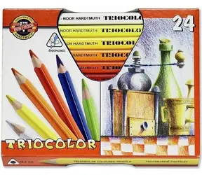 KOH-I-NOOR Trojhranné pastelky 3154 Triocolor silné 24 ks