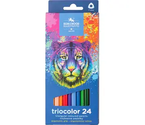 KOH-I-NOOR Trojhranné pastelky Triocolor 12ks Tygr
