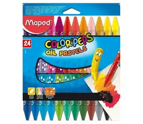 MAPED Trojhranné olejové pastely Color'Peps 24ks