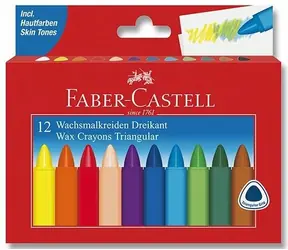 Faber-Castell Voskovky trojboké 12ks