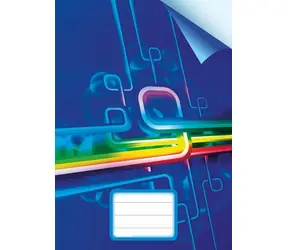 REAS-PACK Školní sešit 510 Modrý / Formát: A5 / Počet stránek: 10 / Čistý